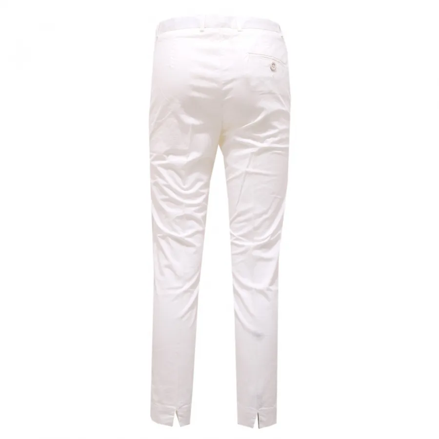 4227Z pantalone donna FABIANA FILIPPI cotton WHITE trouser woman