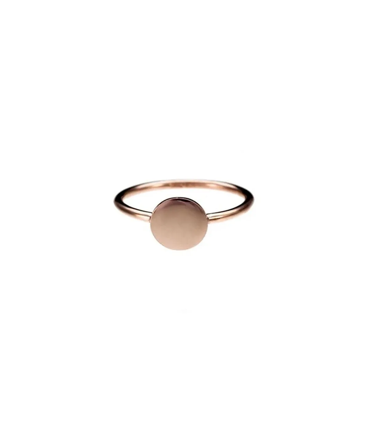 Anello Donna Tondo Oro Rosa 9k GATON