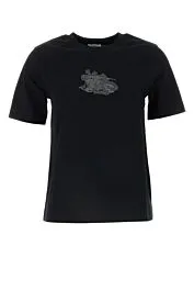 Black cotton t-shirt    