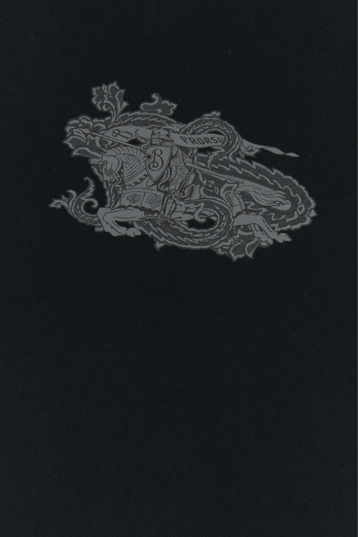 Black cotton t-shirt    
