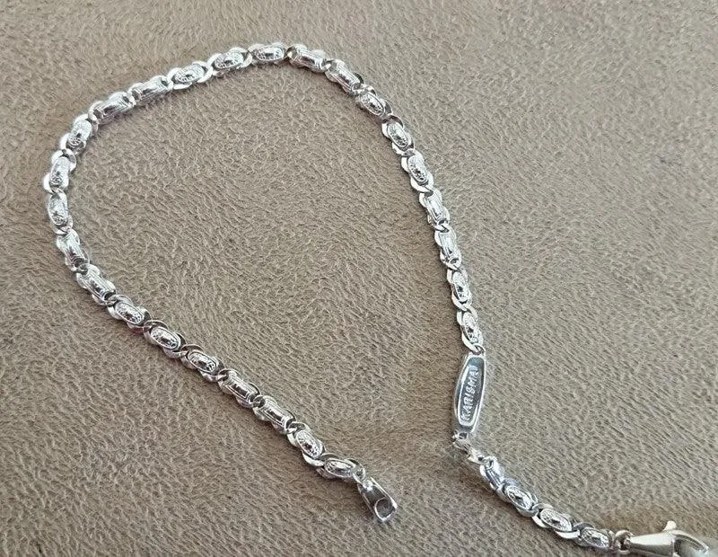 Bracciale Uomo Oro Bianco