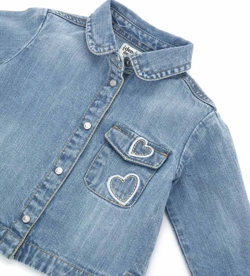 --Camicia in denim-