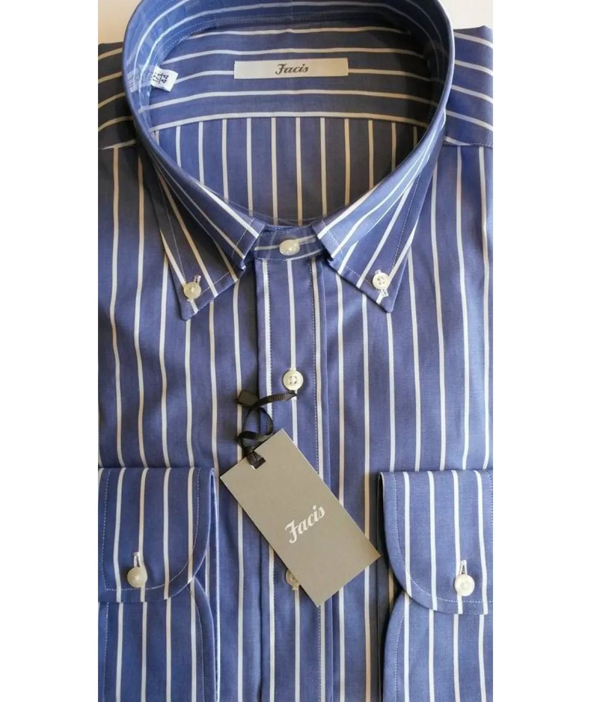 CAMICIA RIGATA BUTTON DOWN TAGLIE FORTI