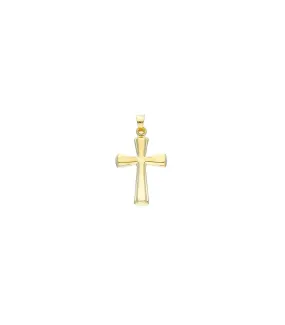 Ciondolo Croce Oro Giallo 9Kt