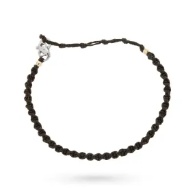 Cordino Gabriella Rivalta nero macramè 20,00cm