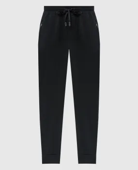 Dolce&Gabbana Joggers blu con logo metallico GVXQHTG7F2G