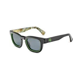   Etnia Barcelona IBIZA 07 - BKGR Nero Verde | Occhiale Da Sole Unisex 