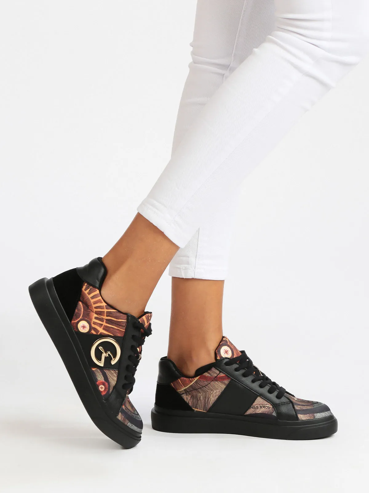 Gattinoni Baskets femme en cuir