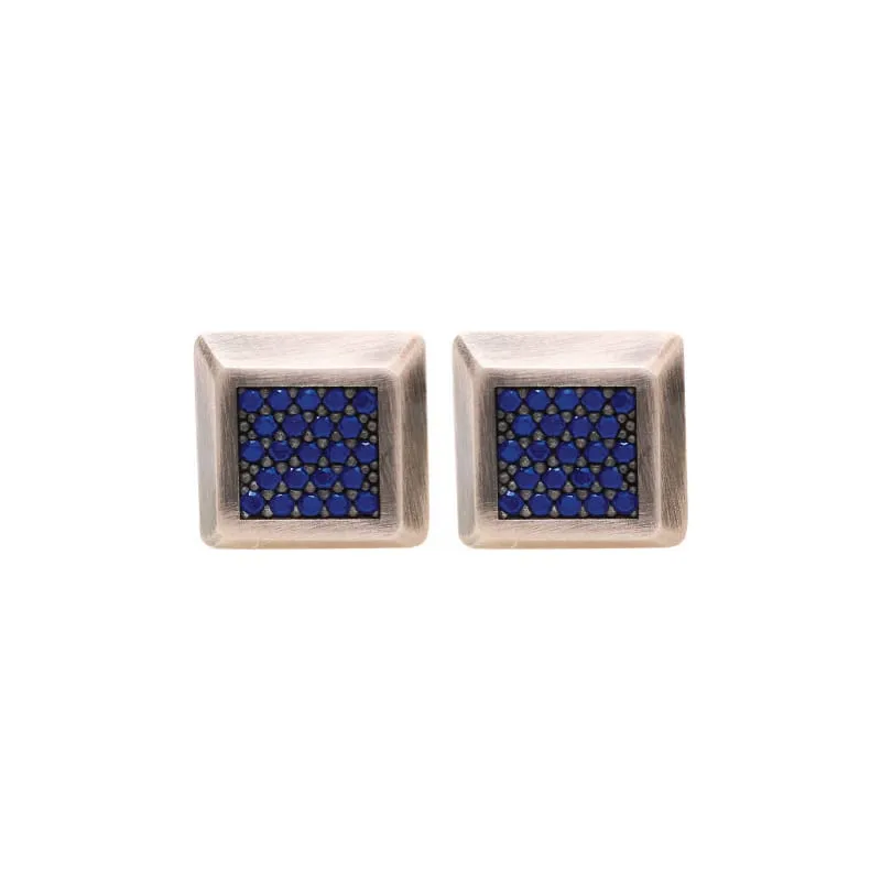 Gemelli da polso Uomo spinelli blu