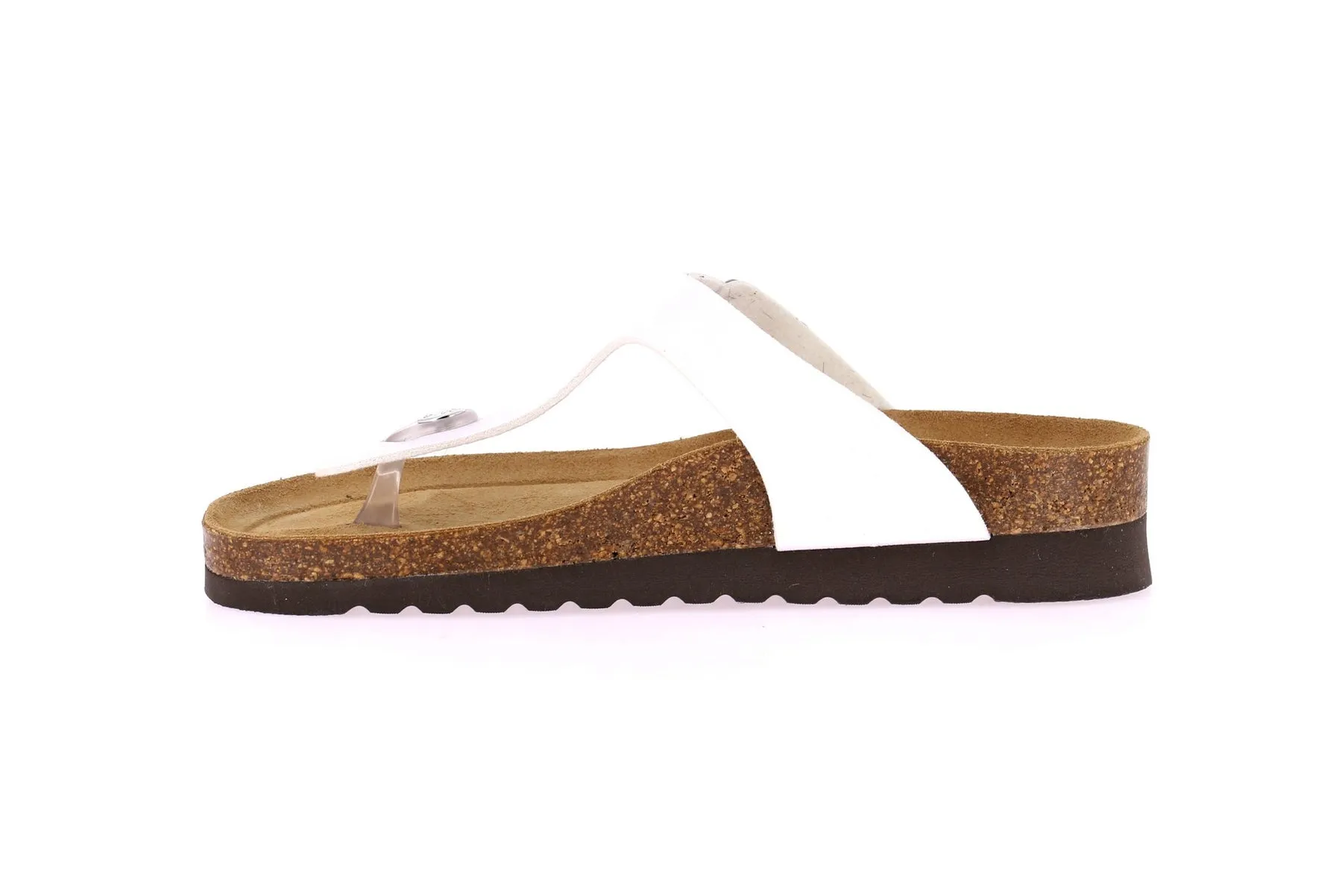 GRUNLAND Sandalo Basso Donna - CC2432 Bianco  