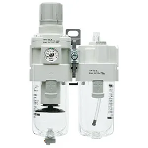 Gruppo FRL SMC AC20A-F02G-B, attacco G 1/4, scarico Manuale, filtrazione 5μm