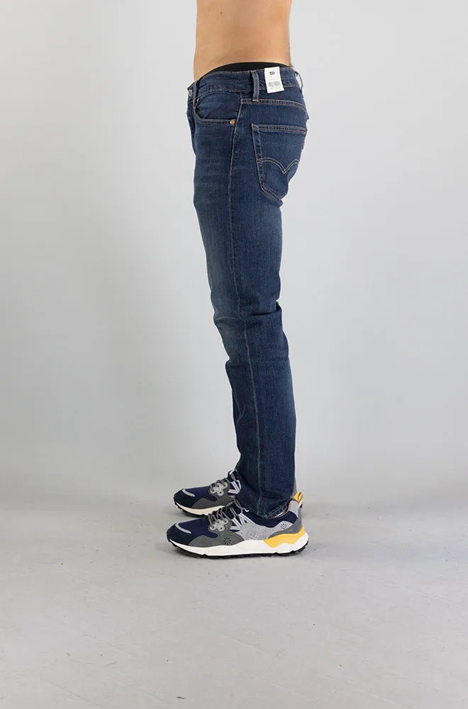 Jeans Levis  Rainfall Mens da Uomo 502 tapered