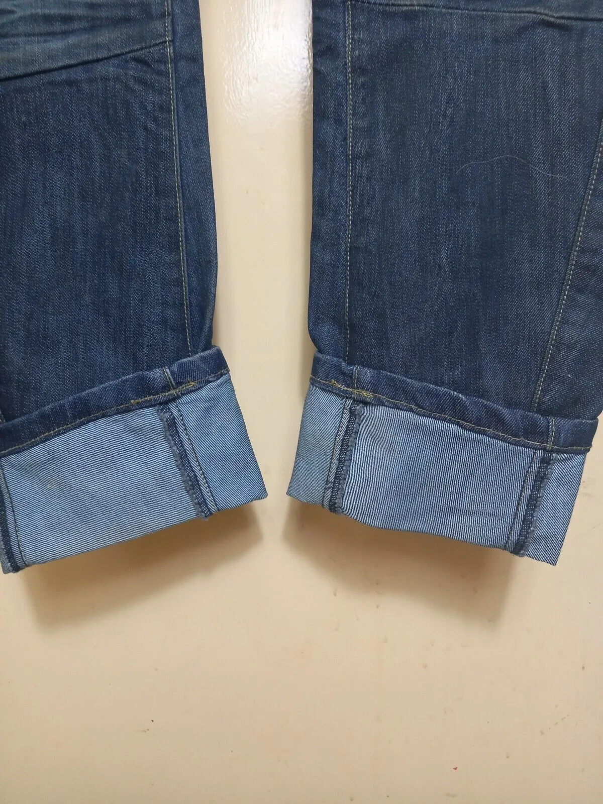 Jeans uomo LEBREVE denim taglia 30 lunghezza 32 blu lavato-