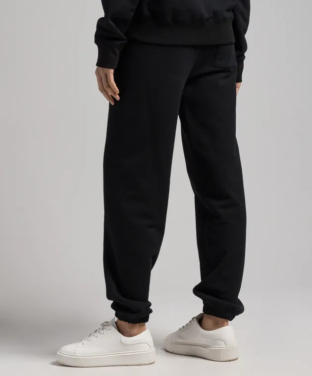 Jil Sander Joggers neri con logo J40KA0130J20039