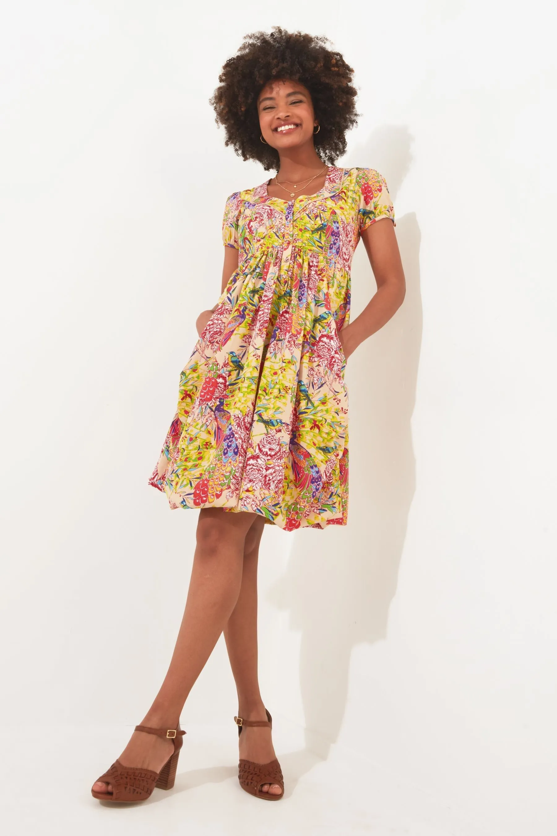 Joe Browns - Abito corto Stampa con scollo a cuore