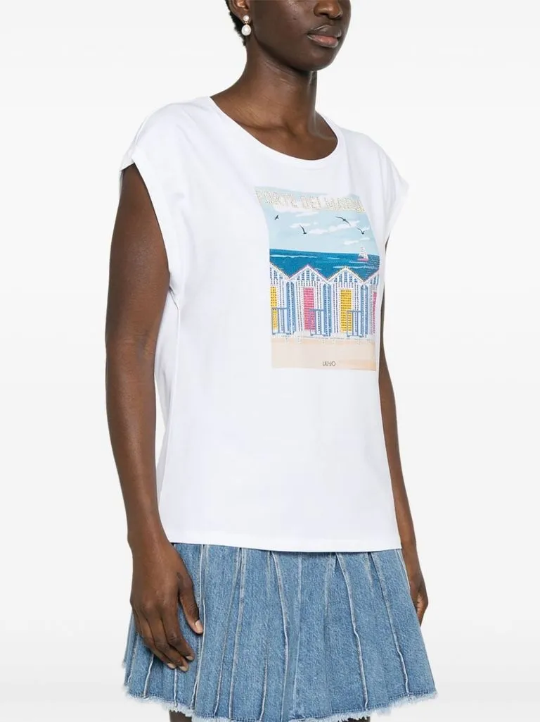 liu jo T-shirt con stampa