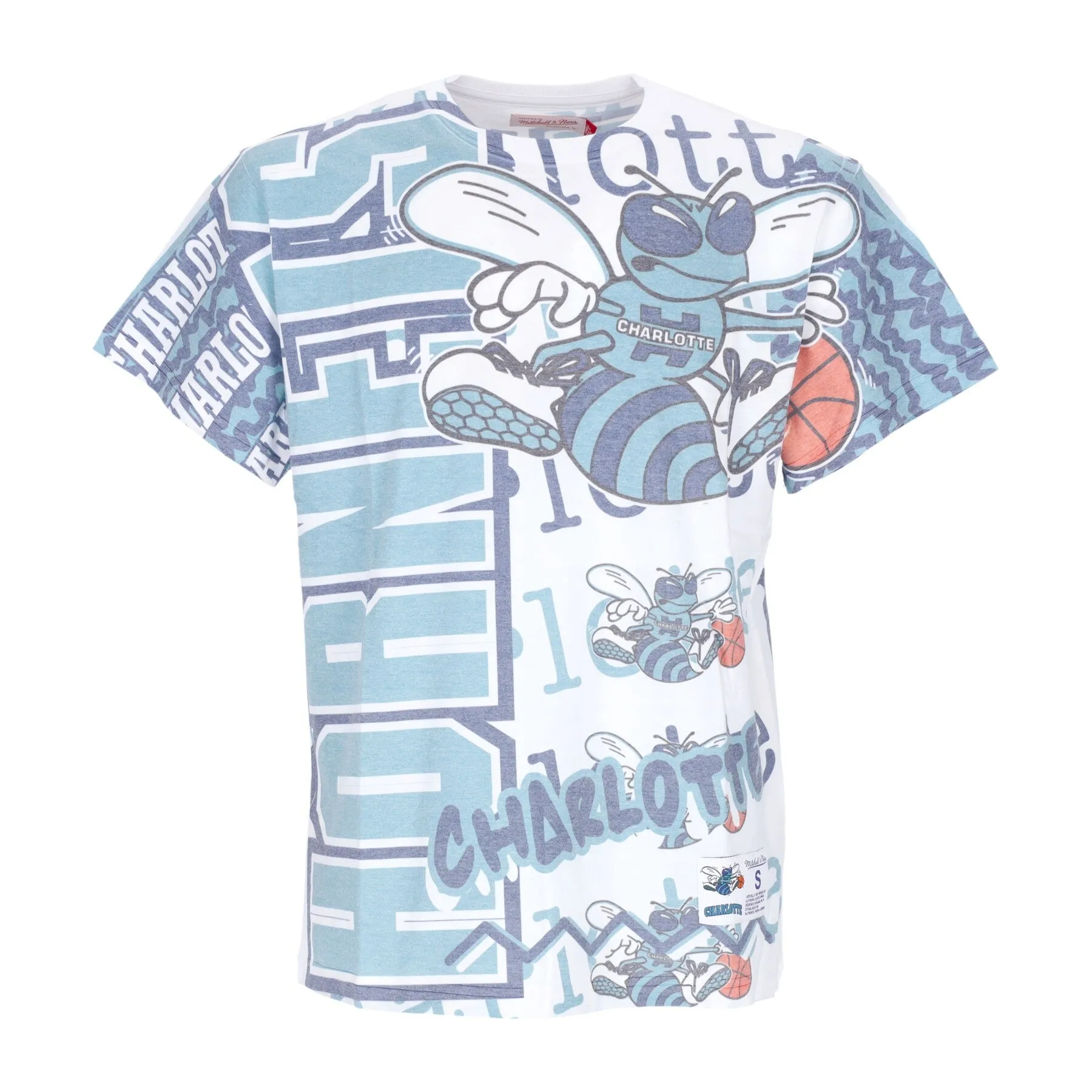 Maglietta Uomo Nba Jumbotron 2.0 Sublimated Tee Hardwood Classics Chahor White/original Team Colors
