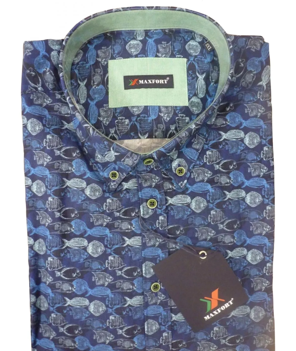 MAXFORT ARDEA CAMICIA CALIBRATA MANICA LUNGA UOMO TAGLIE FORTI
