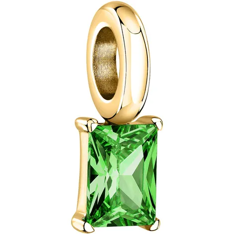 MORELLATO Ciondolo in acciaio con zircone verde Morellato