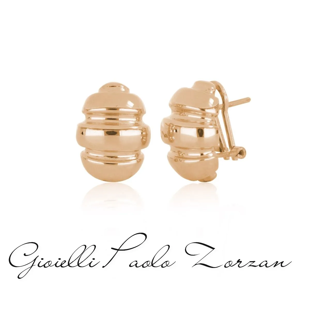 Orecchini Artlinea  in oro bianco lucido 18kt OP0081-LR