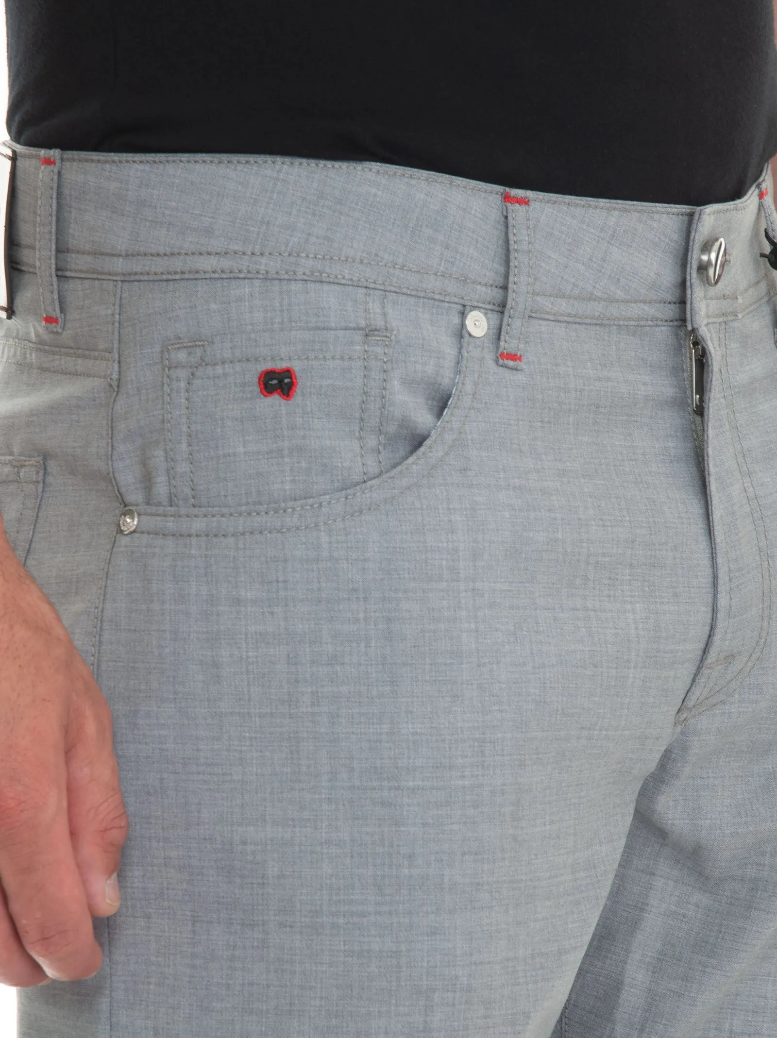 Pantalone 5 tasche Nerano1 Grigio chiaro Marco Pescarolo Uomo