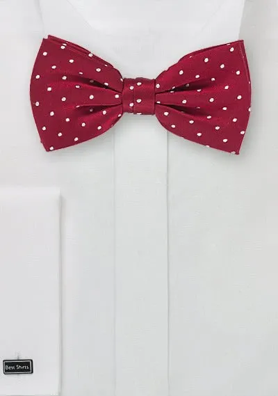 Papillon rosso puntini