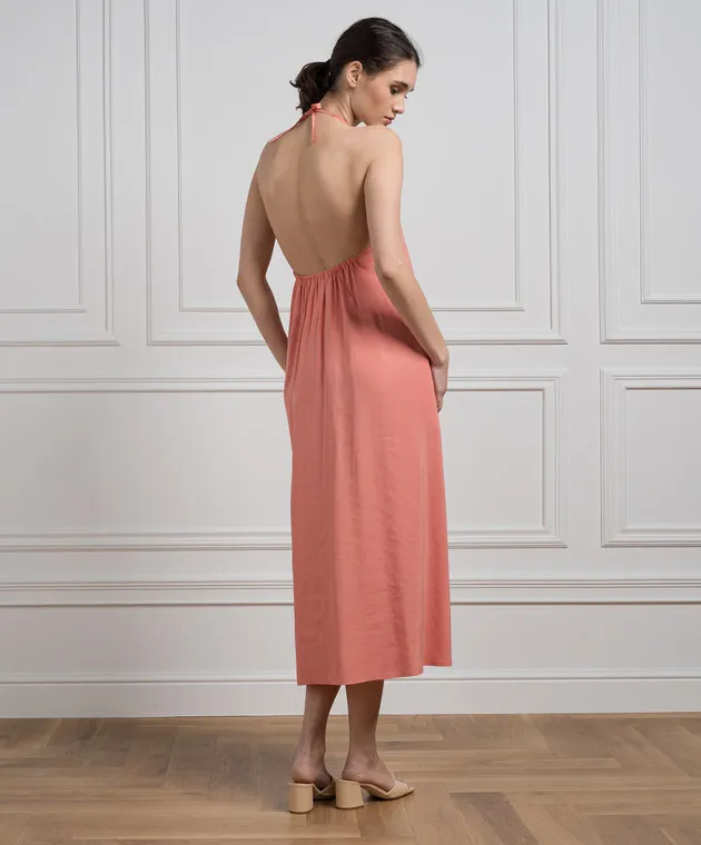 Peserico Abito midi rosa S0211701509