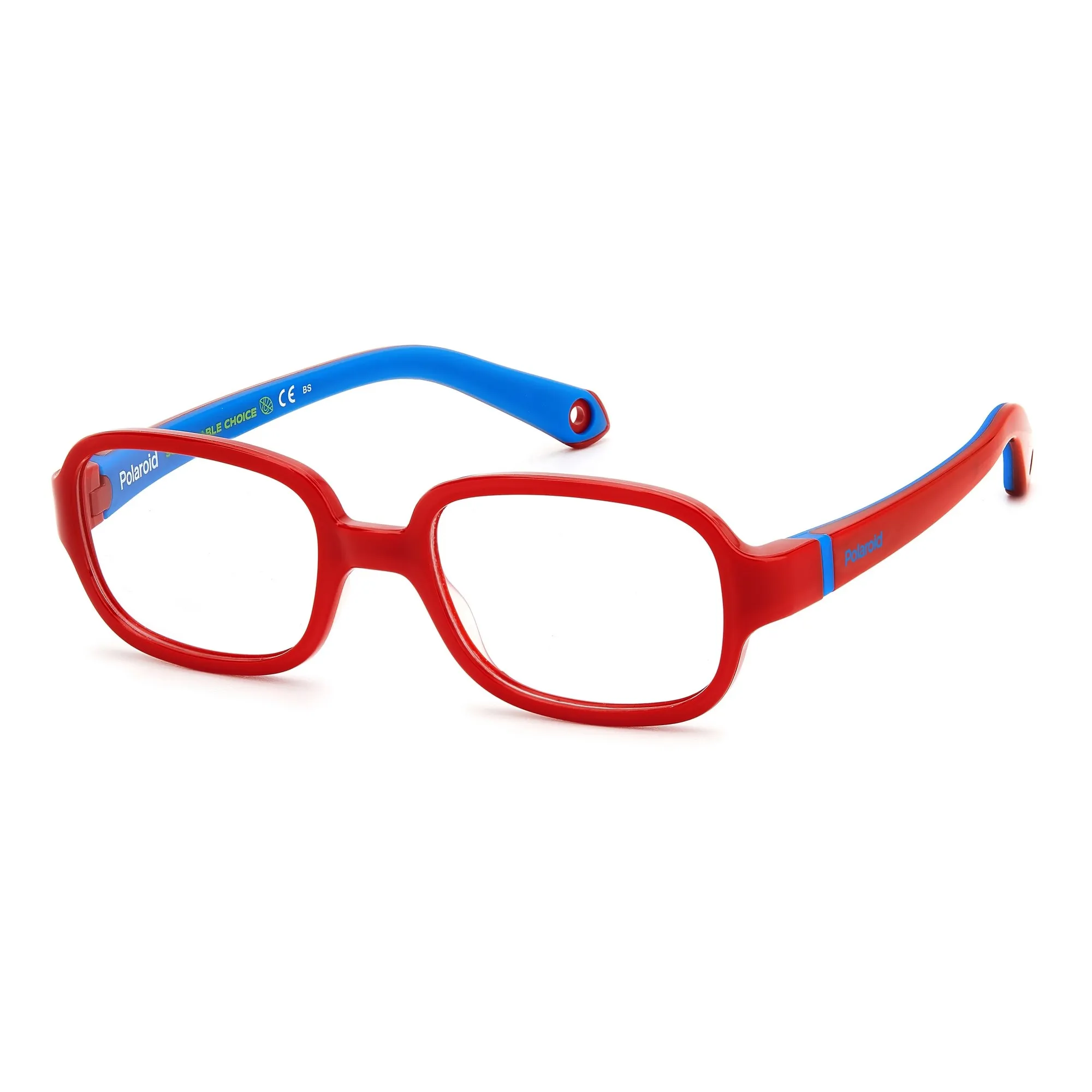   Polaroid Kids PLD K003 - 4E3  Rosso & Blu | Occhiale Da Vista Bambino 