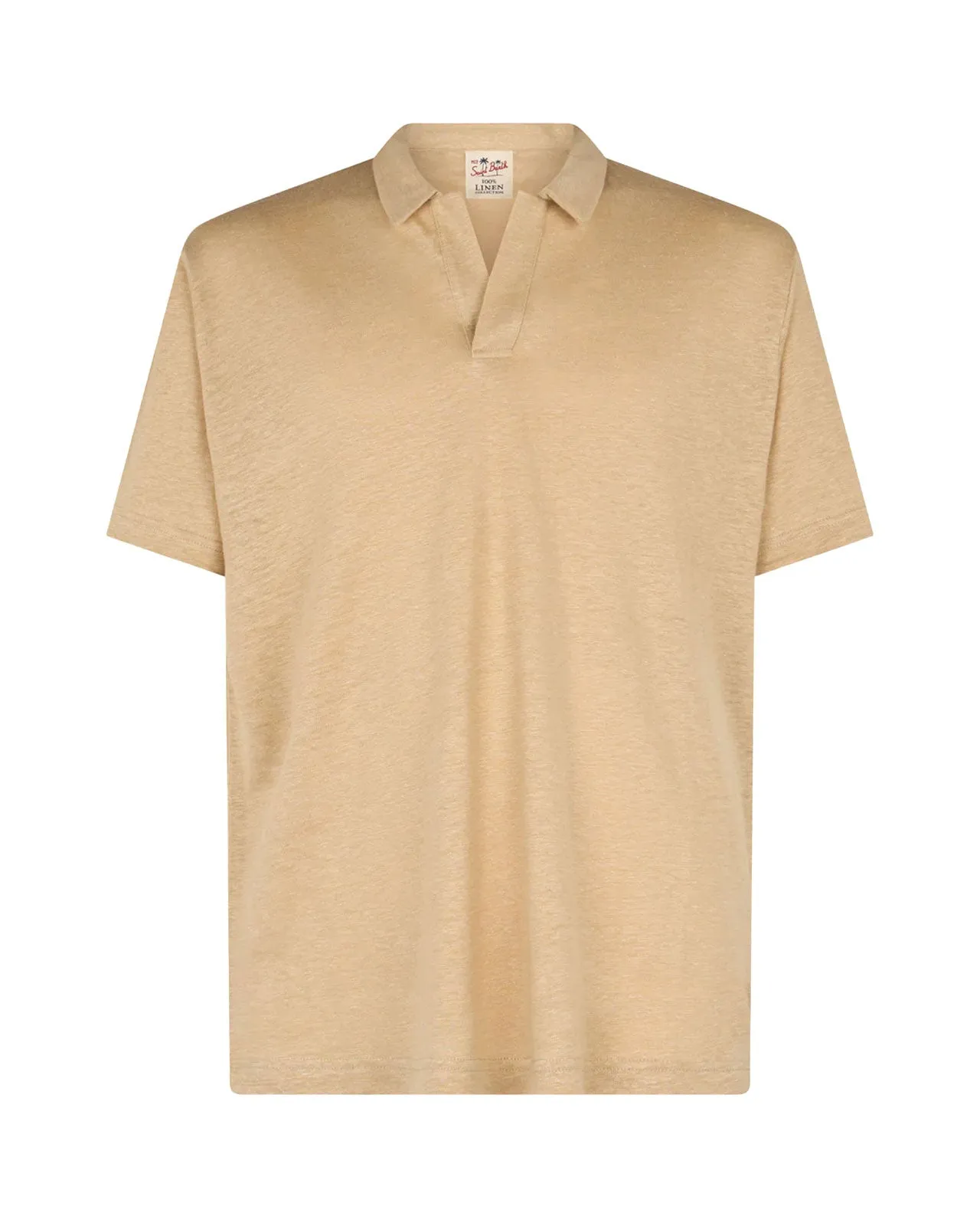 Polo Fraser lino beige