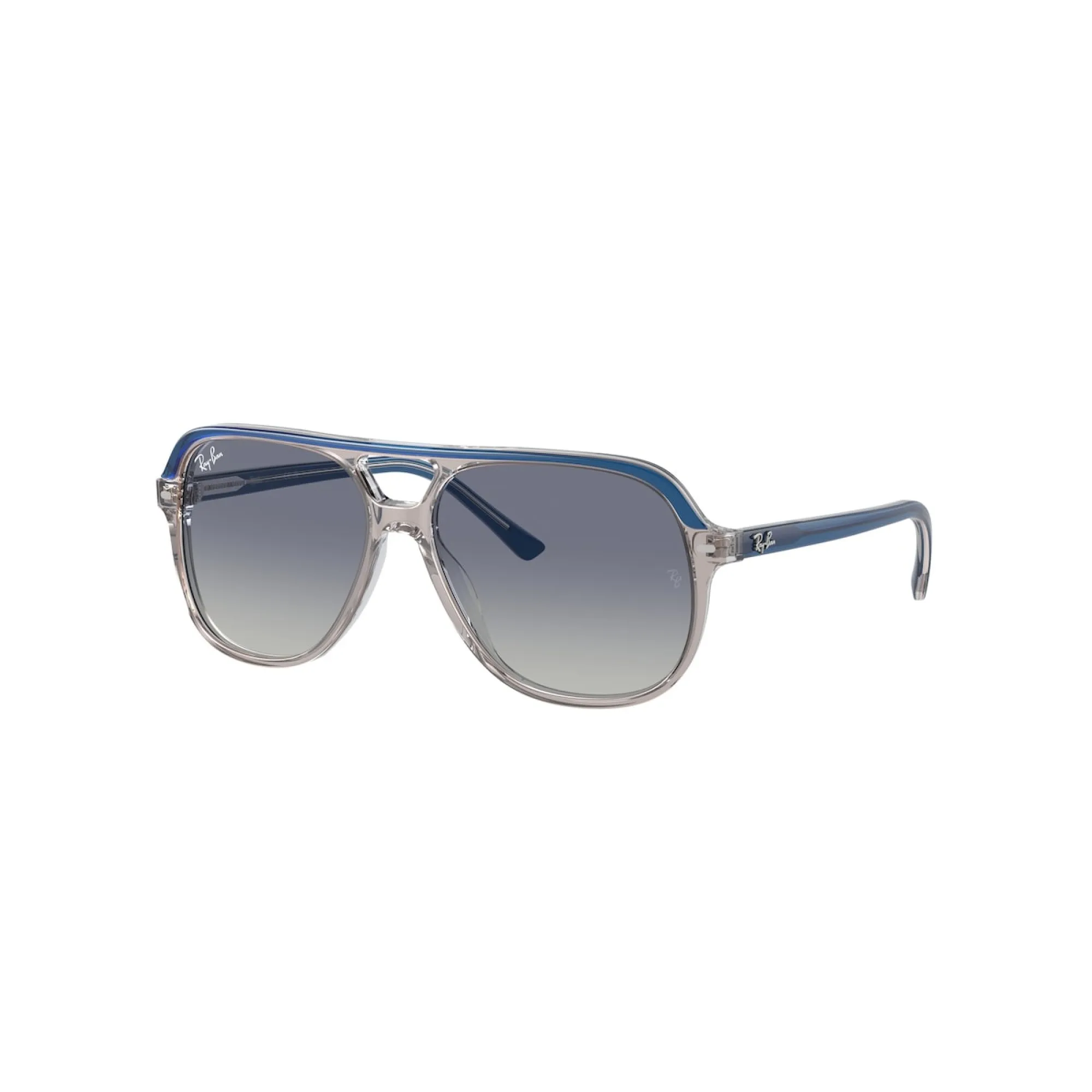   Ray-Ban Junior RJ 9096S Junior Bill 71554L Parte Superiore Blu Scuro, Marrone E Grigio Chiaro | Occhiale Da Sole Bambino Unise