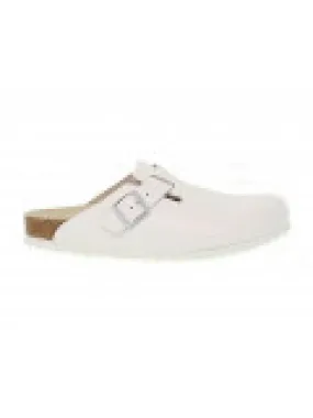 Sandalo Birkenstock BOSTON in pelle bianco