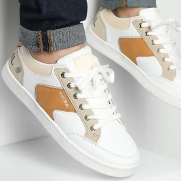 Scarpe da ginnastica Draglow 63331 Bianco Arancione