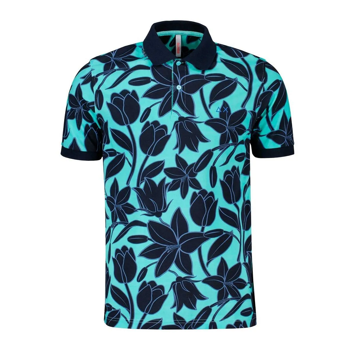      SUN 68 POLO FULL PRINT  