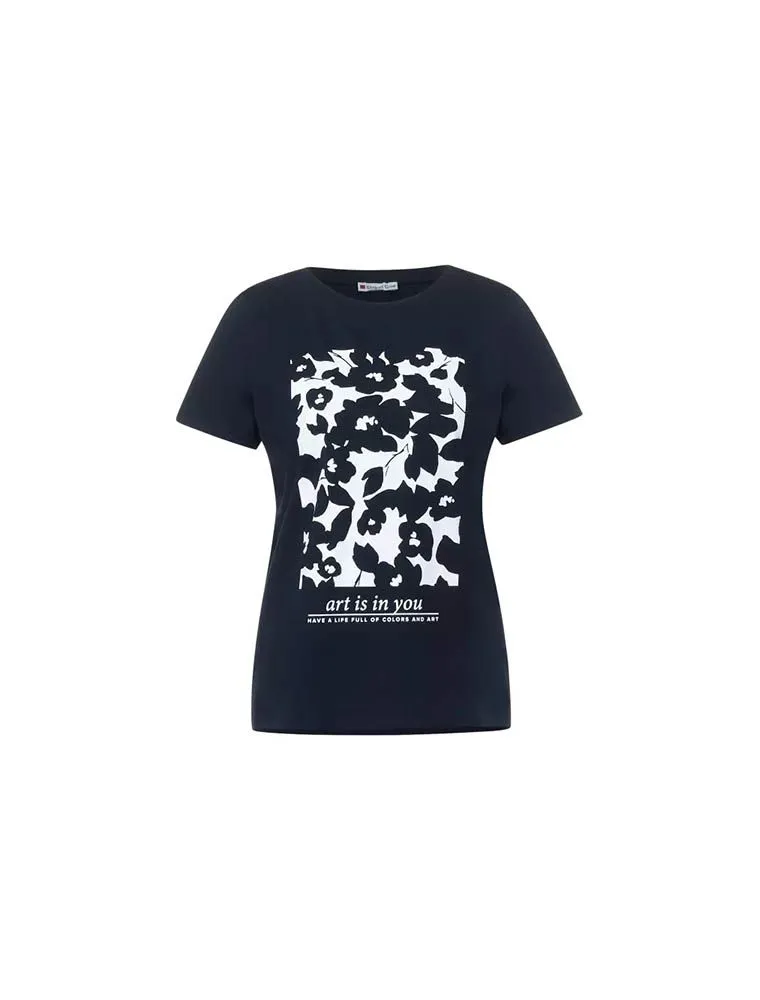 T-shirt Manica Corta Street One - Blu