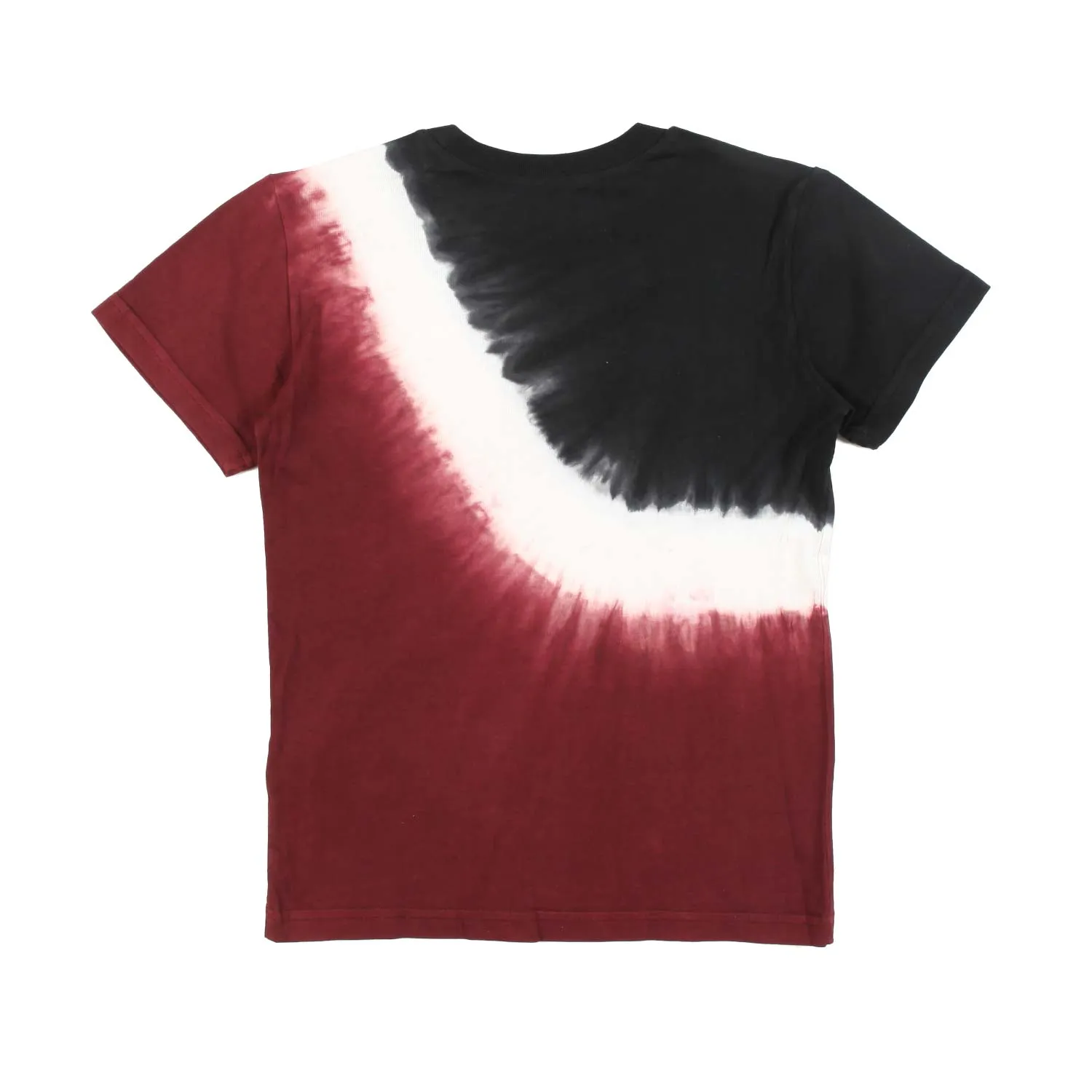 T-Shirt Unisex Bordeaux, Bianca E Nera Tie Dye