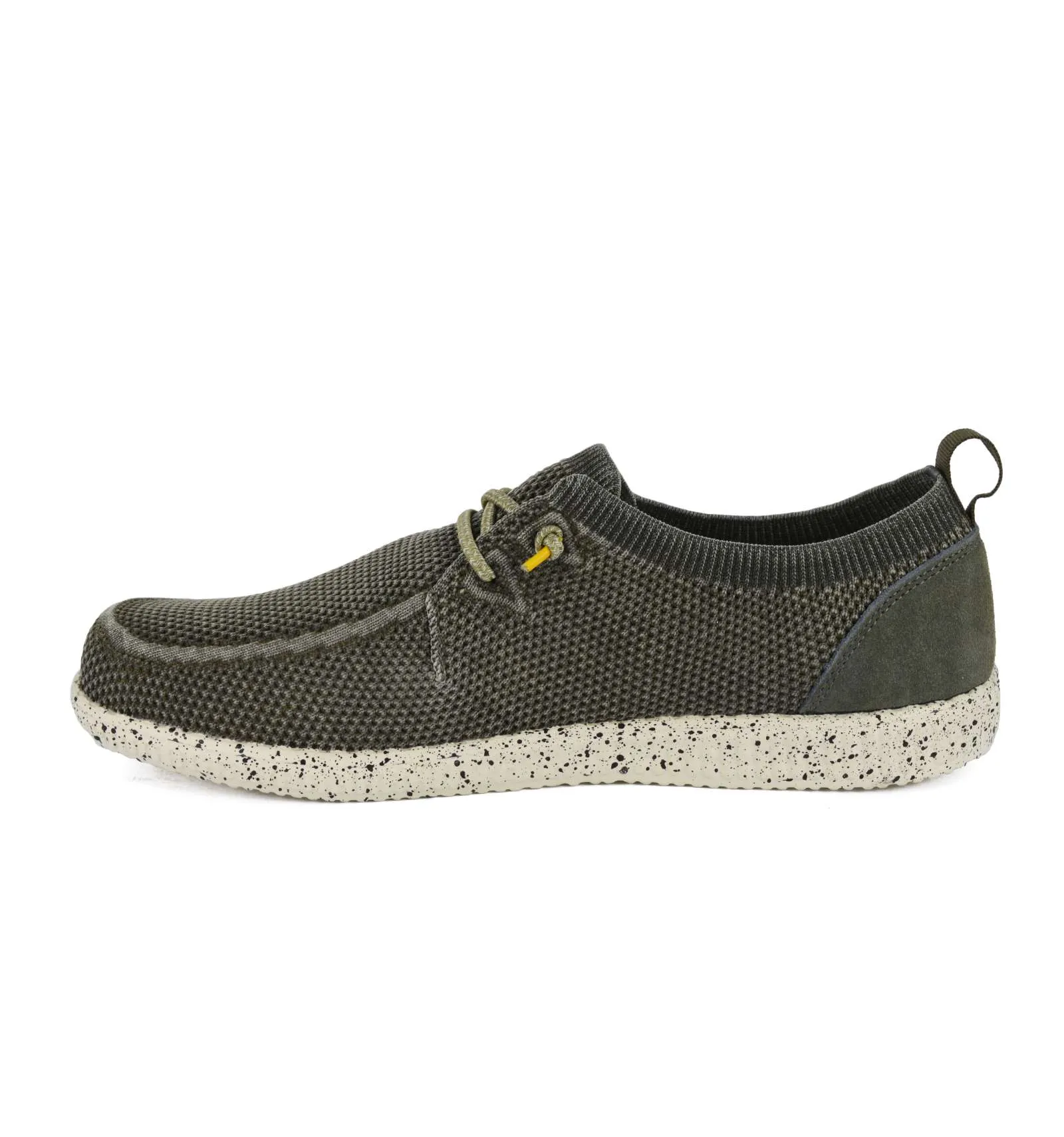WALK IN PITAS uomo WP150 WALLABI FLY KAKI scarpa mocassino mesh verde
